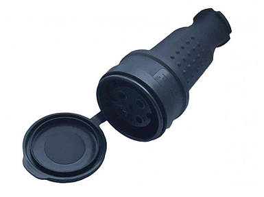 Розетка електрична Каучукова силова 32A (1136) ТМ LUXEL FG