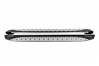 Боковые пороги Shining V1 (2 шт., алюминий) для Range Rover Sport 2014-2022 гг