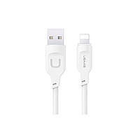 Кабель Usams US-SJ618 2.4A Lightning Charging & Data Cable -- Moe Series 1m White