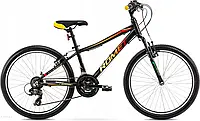 Велосипед Romet Rambler Mtb Shimano Czarny Czerwony Żółty 24 2023