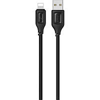 Кабель Usams US-SJ618 2.4A Lightning Charging & Data Cable -- Moe Series 1m Black