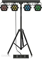 Behringer STAGE TRI LED BUNDLE ST1m - Zestaw 4xLEDPAR z kontrolerem + statyw