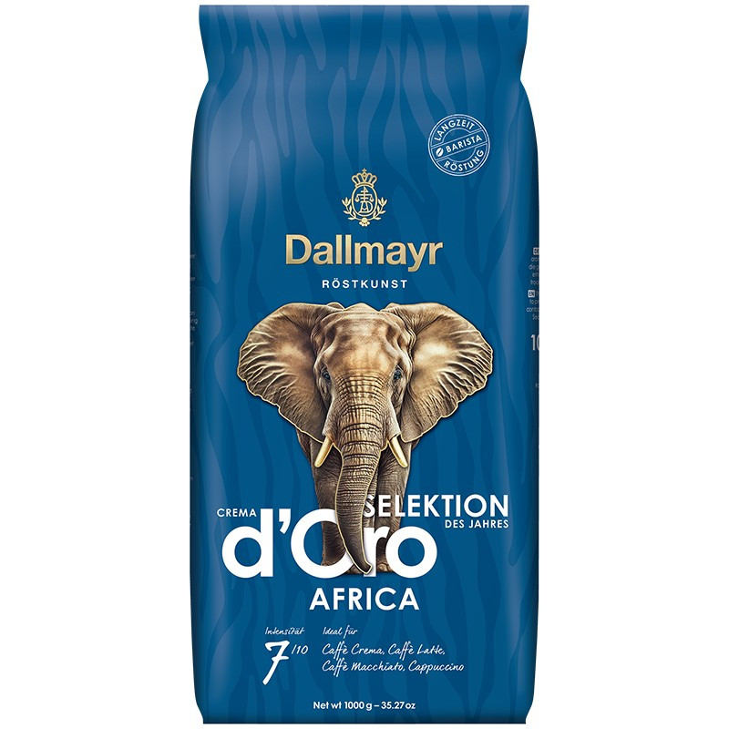 Кава в зернах Dallmayr d`Oro Selektion AFRICA, 1кг