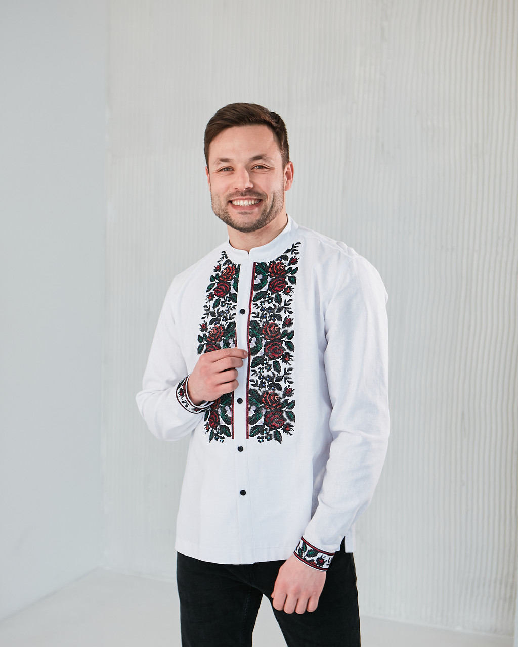 Вишиванка чоловіча "Богутська" біла