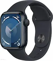 Часи Apple Watch Series 9 GPS koperta 41 mm z aluminium w kolorze północy pasek sportowy w kolorze północy