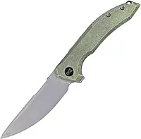 We Knife Nóż Quixotic Green Titanium Silver Bead Blasted Cpm 20Cv We21016 4