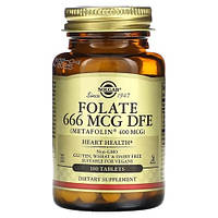 Solgar Folate 666 mcg (Folic Acid 400 мкг) 250 таб SOL-01082 PS