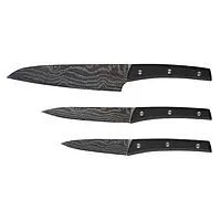 Набор ножей 3 пр. из нержавеющей стали: ¶- нож поварской 20 см;  ¶- нож универсальный 12.5 см; ¶- но