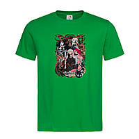 Зеленая мужская/унисекс футболка С принтом Ведьмак (21-45-1-зелений)