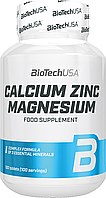 BioTech USA Calcium Zinc Magnesium 100 таб 474 PS