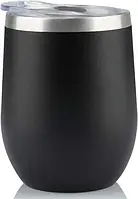 Термокухоль Ardesto Compact Mug 350 мл, чорний, нержавіюча сталь