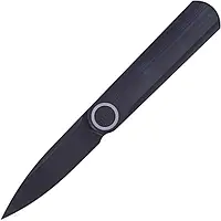 We Knife Nóż Eidolon Drop Point Black G10 Stonewashed By Justin Lundquist We19074A D