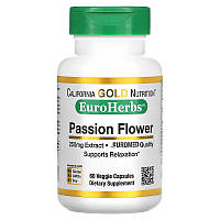 California Gold Nutrition Passion Flower 250 mg 60 капсул CGN-01115 PS