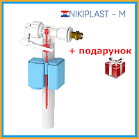 Поплавок для смывного бачка Nikiplast клапан 1/2" резьба латунь боковой подачи воды наполнения Арматура