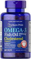 Puritan's Pride Omega-3 Fish Oil Plus Cholesterol Support 60 капсул 55634 PS