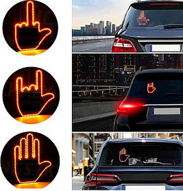 Світлодіодна рука LED лампа з жестами для авто Hand Light з пультом керування iC227