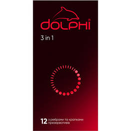 Презервативы Dolphi 3 in 1 12 шт. (4820144770890)