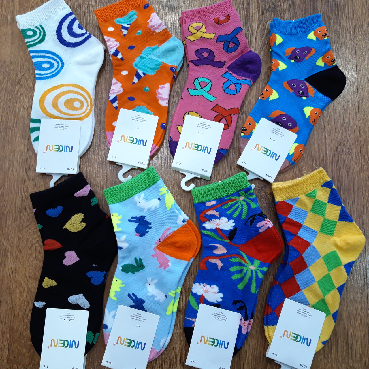 Дитячі демісезонні шкарпетки "NICEN" Art: 079-2 / 10 штук, фото 1