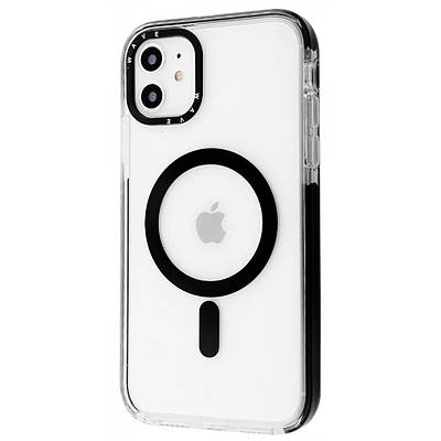 Чехол Wave Clear Case Side with MagSafe iPhone 15 Plus black