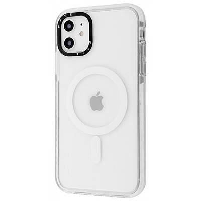 Чехол Wave Clear Case Side with MagSafe iPhone 12/12 Pro white