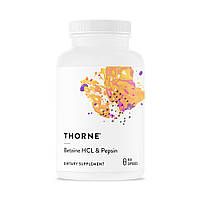 Натуральная добавка Thorne Betaine HCL & Pepsin, 450 капсул CN5808 PS