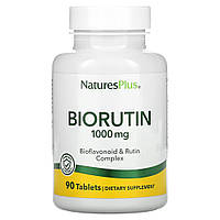 Витамины и минералы Natures Plus BioRutin 1000 mg, 90 таблеток CN11683 PS