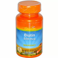 Витамины и минералы Thompson Biotin 800 mcg, 90 таблеток CN9590 PS