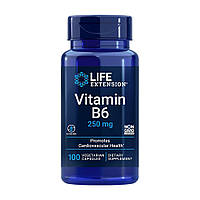Витамины и минералы Life Extension Vitamin B6 250 mg, 100 вегакапсул CN14083 PS