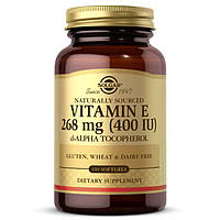 Витамины и минералы Solgar Vitamin E 268 mg (400 IU) d-Alpha Tocopherol, 100 капсул CN12413 PS