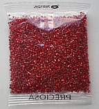 Бісер  рубка 10/0, No97050 червоний блискучий пач.50 грамів), фото 3
