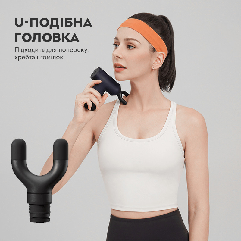 Массажер перкуссионный Xiaomi MiJia Massage Gun Mini, Black - (MJJMQ03YM) CN14947 PS - фото 8 - id-p2143691144