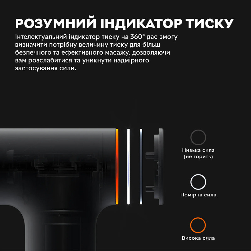Массажер перкуссионный Xiaomi MiJia Massage Gun Mini, Black - (MJJMQ03YM) CN14947 PS - фото 10 - id-p2143691144