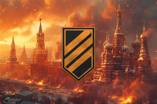 Прапор 3 ОШБр ЗСУ (аналог) червоний світанок, фото 1