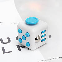 Кубик антистресс Fidget Cube 14128 3.5х3.5х4 см белый с голубым 14128 PS