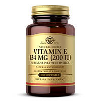 Витамины и минералы Solgar Vitamin E 134 mg (200 IU) Pure d-Alpha Tocopherol, 100 капсул CN4868 PS