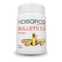 Предтренировочный комплекс Nosorog Bullets 5.0, 30 капсул CN11339 PS