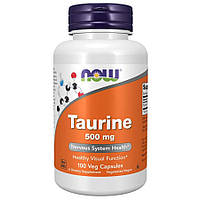 Аминокислота NOW Taurine 500 mg, 100 вегакапсул CN8015 PS