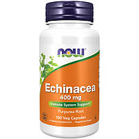 Натуральная добавка NOW Echinacea 400 mg, 100 вегакапсул CN10574 PS