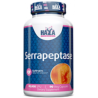 Натуральная добавка Haya Labs Serrapeptase 40000 SPU, 90 вегакапсул CN13595 PS