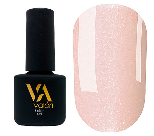 Гель-лак Valeri Color, 6 ml №64 бежево-рожевий, мікроблиск