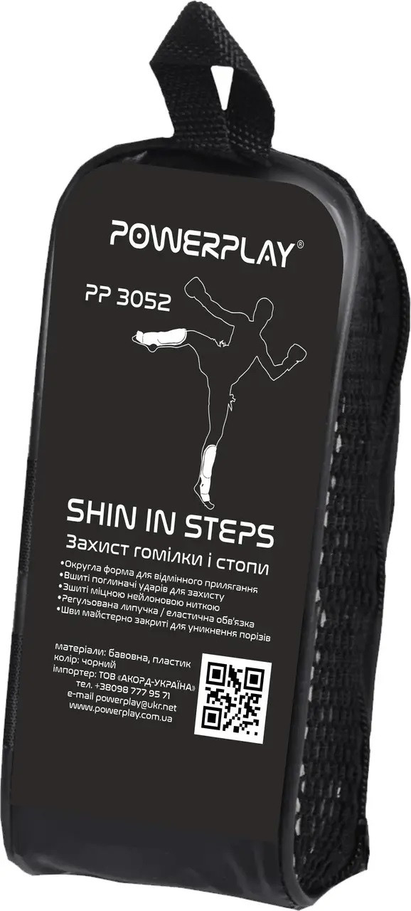 Защита голени и стопы PowerPlay 3052, Black/Red S CN11870-1 PS - фото 4 - id-p2143700994