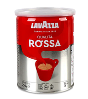Молотый кофе Lavazza Qualita Rossa железная банка 250 гр