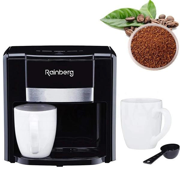 Кофеварка на работу Rainberg rb-613 Качественная кофеварка для дома Автоматические кофемашины - фото 2 - id-p2143714815