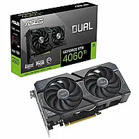 Видеокарта GF RTX 4060 Ti 16GB GDDR6 Dual Advanced Edition Asus (DUAL-RTX4060TI-A16G)