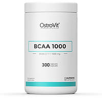Аминокислота BCAA OstroVit BCAA 1000, 300 капсул CN8935 PS
