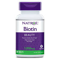 Витамины и минералы Natrol Biotin 1000 mcg, 100 таблеток CN3554 PS