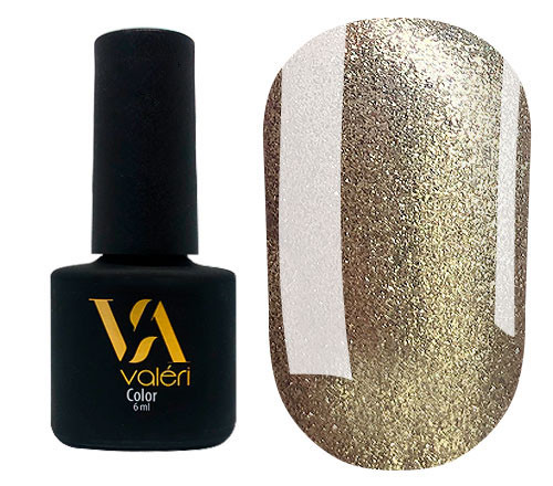 Гель-лак Valeri Color, 6 ml №107 дрібний золотий шиммер