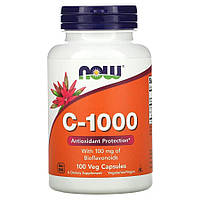 Витамины и минералы NOW Vitamin C-1000 with Bioflavonoids, 100 вегакапсул CN12471 PS