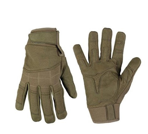 Рукавички тактичні MIL-TEC 12519501 "ASSAULT GLOVES" Олива