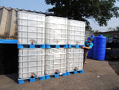 Єврокуб 1000л в комплекті. Ємність для води. Євробочка, ємність пластикова, бак, бочка